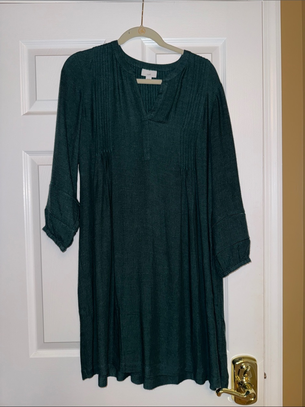 J. Jill Deep Teal Ribbed Dress